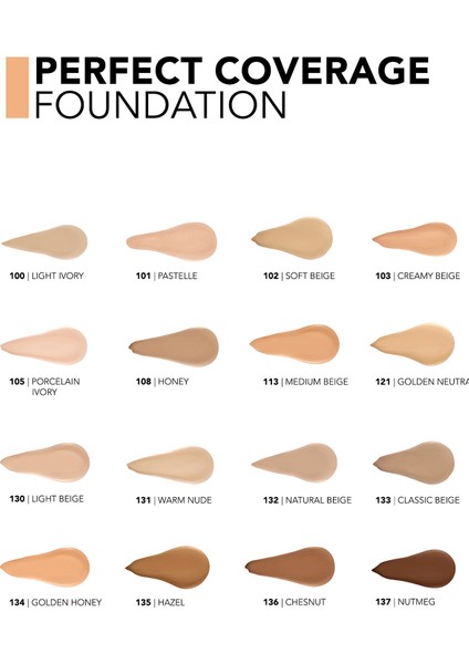 Perfect Coverage Yoğun Kapatıcı Su Bazlı Fondöten (Sıcak Alt Ton) -137 Nutmeg-8682536070676 indirimleri