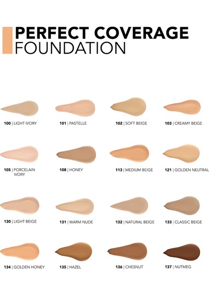Perfect Coverage Yoğun Kapatıcı Su Bazlı Fondöten (Sıcak Alt Ton) -135 Hazel -8682536070638 indirimleri