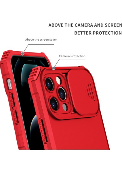 iPhone 12 Pro Max Kayar Kamera Kapaklı Sağlam Standı Telefon Kılıfı (Yurt Dışından) indirimleri