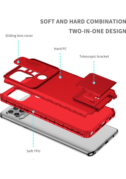Motorola Moto G Stylus 5g Kayar Kamera Kapaklı Sağlam Standı Telefon Kılıfı (Yurt Dışından) fırsatları