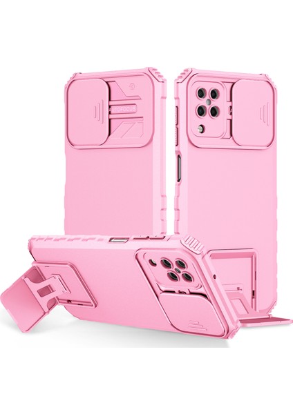 Samsung Galaxy A22 4g Kayar Kamera Kapaklı Sağlam Standı Telefon Kılıfı (Yurt Dışından)