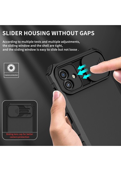 Samsung Galaxy A04 4g Kayar Kamera Kapaklı Sağlam Standı Telefon Kılıfı (Yurt Dışından) fırsatları