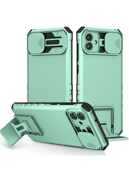 Samsung Galaxy A04 4g Kayar Kamera Kapaklı Sağlam Standı Telefon Kılıfı (Yurt Dışından)