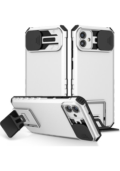 Samsung Galaxy A04 4g Kayar Kamera Kapaklı Sağlam Standı Telefon Kılıfı (Yurt Dışından)