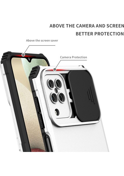 Samsung Galaxy A22 4g Kayar Kamera Kapaklı Sağlam Standı Telefon Kılıfı (Yurt Dışından) indirimleri