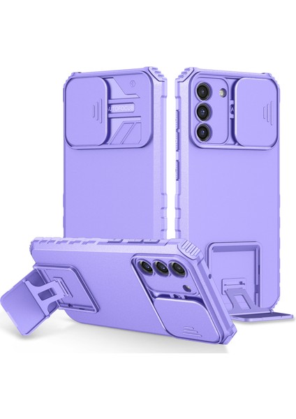 Samsung Galaxy S21 Plus 5g Kayar Kamera Kapaklı Sağlam Standı Telefon Kılıfı (Yurt Dışından)