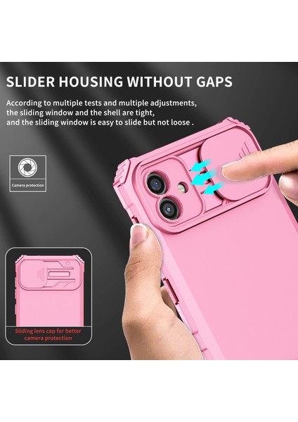 Samsung Galaxy A04 4g Kayar Kamera Kapaklı Sağlam Standı Telefon Kılıfı (Yurt Dışından) fırsatları