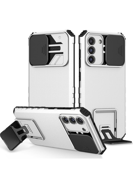 Samsung Galaxy S21 Plus 5g Kayar Kamera Kapaklı Sağlam Standı Telefon Kılıfı (Yurt Dışından)