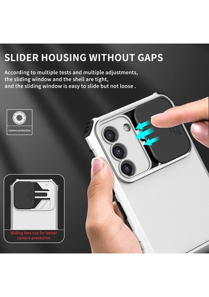 Samsung Galaxy S21 Plus 5g Kayar Kamera Kapaklı Sağlam Standı Telefon Kılıfı (Yurt Dışından) fırsatları