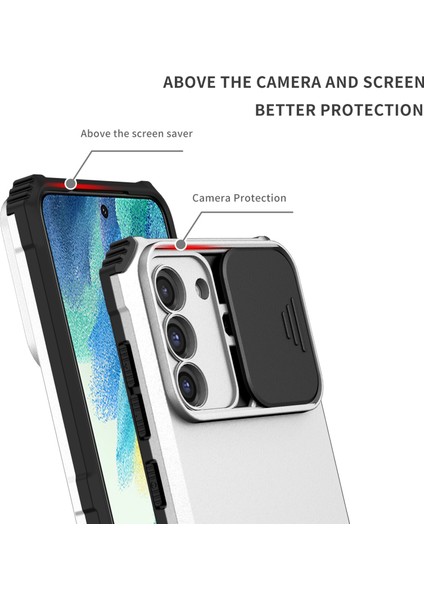 Samsung Galaxy S21 Plus 5g Kayar Kamera Kapaklı Sağlam Standı Telefon Kılıfı (Yurt Dışından) indirimleri