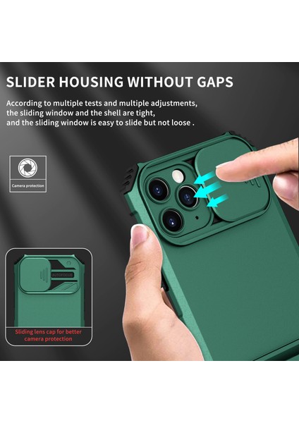 iPhone 11 Pro Max Kayar Kamera Kapaklı Sağlam Standı Telefon Kılıfı (Yurt Dışından) fırsatları