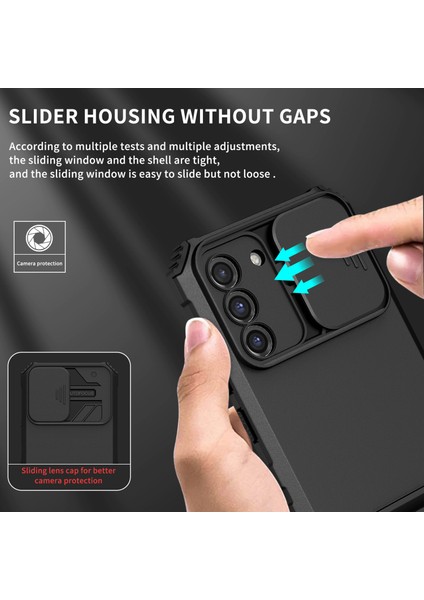 Samsung Galaxy S21 Plus 5g Kayar Kamera Kapaklı Sağlam Standı Telefon Kılıfı (Yurt Dışından) fırsatları