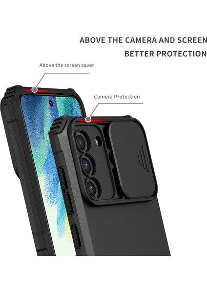 Samsung Galaxy S21 Plus 5g Kayar Kamera Kapaklı Sağlam Standı Telefon Kılıfı (Yurt Dışından) indirimleri