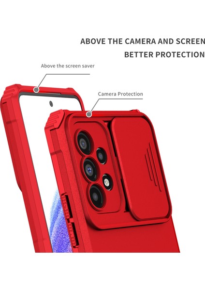 Samsung Galaxy A53 5g Kayar Kamera Kapaklı Sağlam Standı Telefon Kılıfı (Yurt Dışından) indirimleri