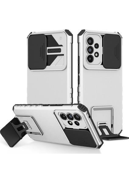 Samsung Galaxy A53 5g Kayar Kamera Kapaklı Sağlam Standı Telefon Kılıfı (Yurt Dışından)