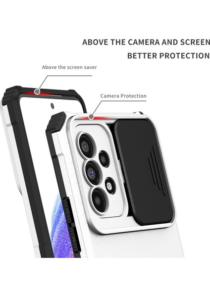 Samsung Galaxy A53 5g Kayar Kamera Kapaklı Sağlam Standı Telefon Kılıfı (Yurt Dışından) indirimleri