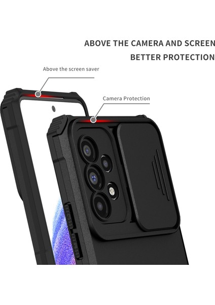 Samsung Galaxy A73 5g Kayar Kamera Kapaklı Sağlam Standı Telefon Kılıfı (Yurt Dışından) indirimleri