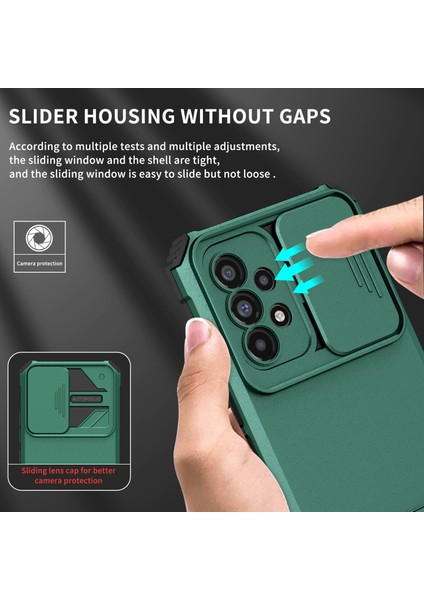 Samsung Galaxy A73 5g Kayar Kamera Kapaklı Sağlam Standı Telefon Kılıfı (Yurt Dışından) modelleri