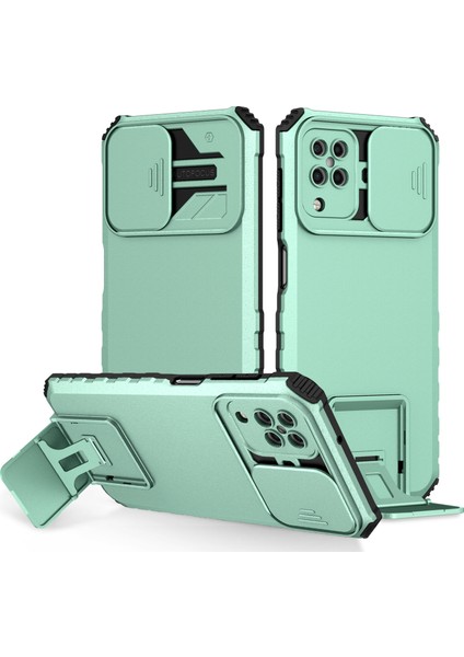 Samsung Galaxy A42 5g Kayar Kamera Kapaklı Sağlam Standı Telefon Kılıfı (Yurt Dışından)