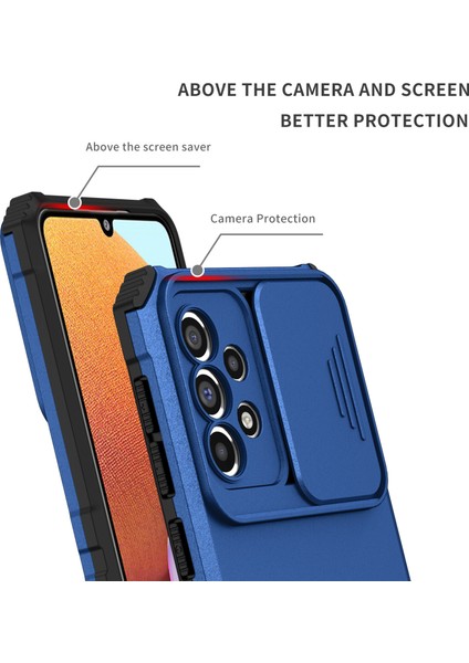 Samsung Galaxy A33 5g Kayar Kamera Kapaklı Sağlam Standı Telefon Kılıfı (Yurt Dışından) indirimleri