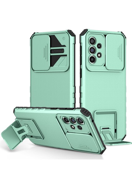 Samsung Galaxy A33 5g Kayar Kamera Kapaklı Sağlam Standı Telefon Kılıfı (Yurt Dışından)