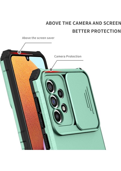 Samsung Galaxy A33 5g Kayar Kamera Kapaklı Sağlam Standı Telefon Kılıfı (Yurt Dışından) indirimleri