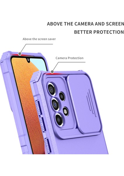 Samsung Galaxy A33 5g Kayar Kamera Kapaklı Sağlam Standı Telefon Kılıfı (Yurt Dışından) indirimleri
