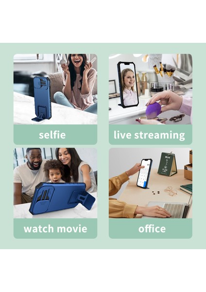 Samsung Galaxy A42 5g Kayar Kamera Kapaklı Sağlam Standı Telefon Kılıfı (Yurt Dışından) fiyatları