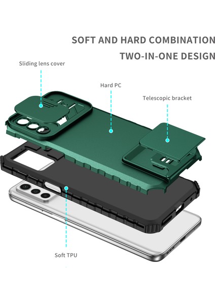 Motorola Moto G42 Kayar Kamera Kapaklı Sağlam Standı Telefon Kılıfı (Yurt Dışından) fırsatları