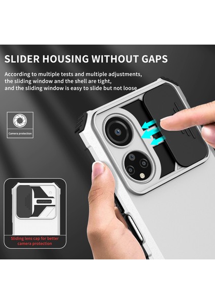 Honor X7 Kayar Kamera Kapaklı Sağlam Standı Telefon Kılıfı (Yurt Dışından) fırsatları