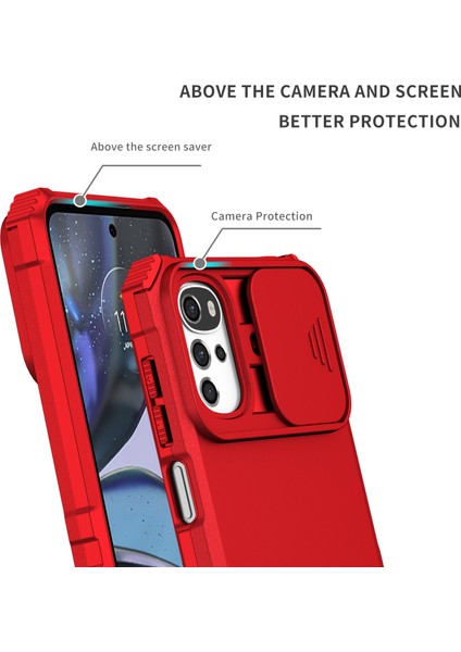 Motorola Moto G22 Kayar Kamera Kapaklı Sağlam Standı Telefon Kılıfı (Yurt Dışından) indirimleri