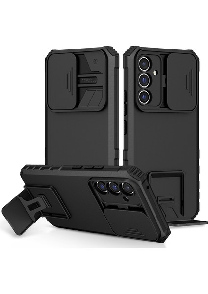 Samsung Galaxy A54 5g Kayar Kamera Kapaklı Sağlam Standı Telefon Kılıfı (Yurt Dışından)