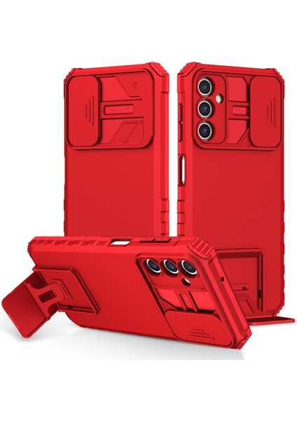 Samsung Galaxy A14 5g Kayar Kamera Kapaklı Sağlam Standı Telefon Kılıfı (Yurt Dışından)