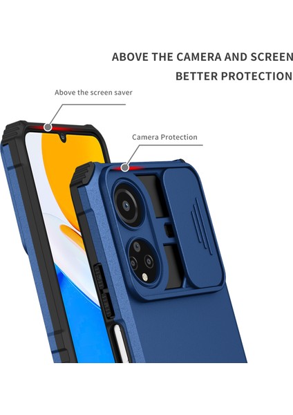 Honor X7 Kayar Kamera Kapaklı Sağlam Standı Telefon Kılıfı (Yurt Dışından) modelleri