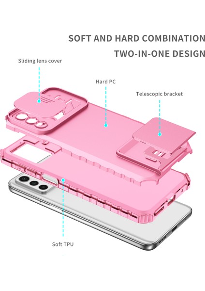 Motorola Moto G42 Kayar Kamera Kapaklı Sağlam Standı Telefon Kılıfı (Yurt Dışından) fırsatları