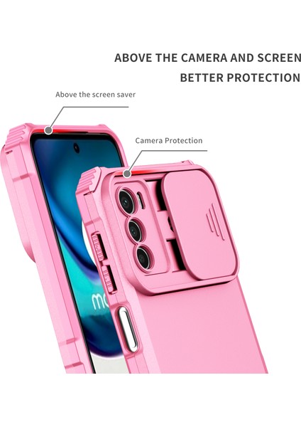 Motorola Moto G42 Kayar Kamera Kapaklı Sağlam Standı Telefon Kılıfı (Yurt Dışından) indirimleri