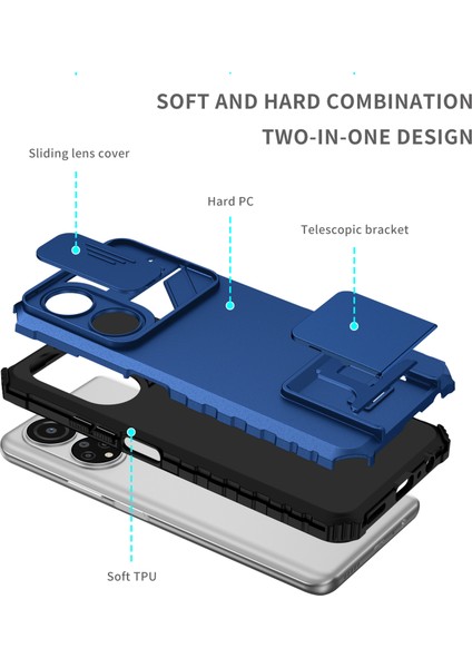 Honor X7 Kayar Kamera Kapaklı Sağlam Standı Telefon Kılıfı (Yurt Dışından) indirimleri