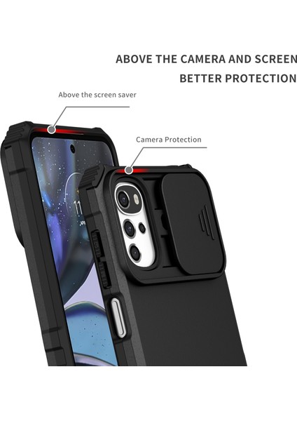 Motorola Moto G22 Kayar Kamera Kapaklı Sağlam Standı Telefon Kılıfı (Yurt Dışından) indirimleri