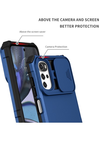 Motorola Moto G22 Kayar Kamera Kapaklı Sağlam Standı Telefon Kılıfı (Yurt Dışından) indirimleri