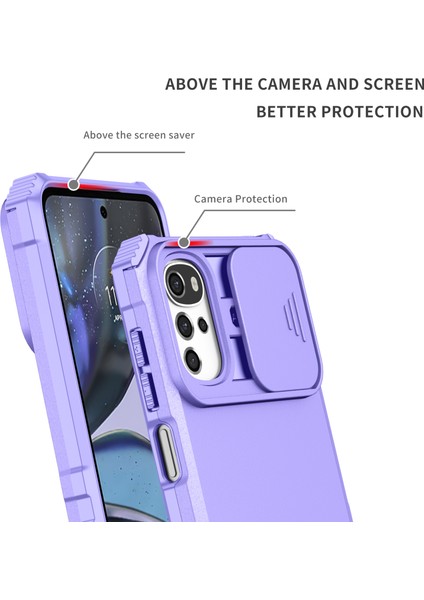 Motorola Moto G22 Kayar Kamera Kapaklı Sağlam Standı Telefon Kılıfı (Yurt Dışından) indirimleri
