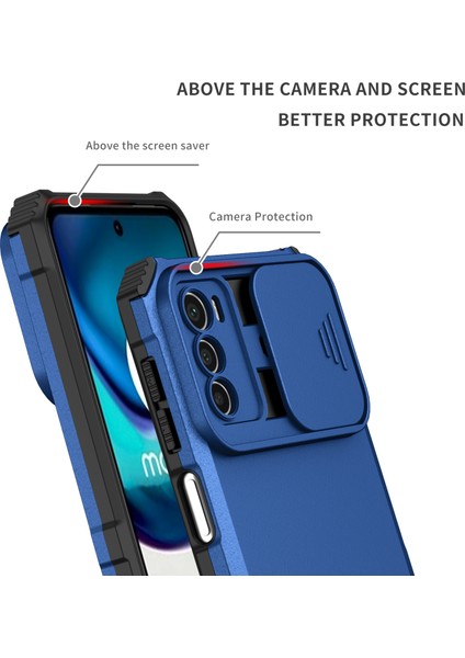 Motorola Moto G42 Kayar Kamera Kapaklı Sağlam Standı Telefon Kılıfı (Yurt Dışından) indirimleri