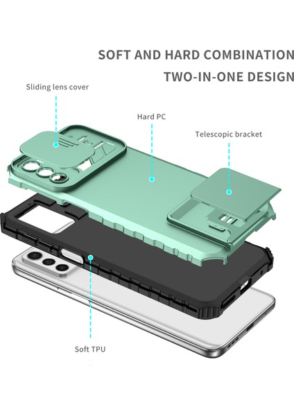 Motorola Moto G42 Kayar Kamera Kapaklı Sağlam Standı Telefon Kılıfı (Yurt Dışından) fırsatları