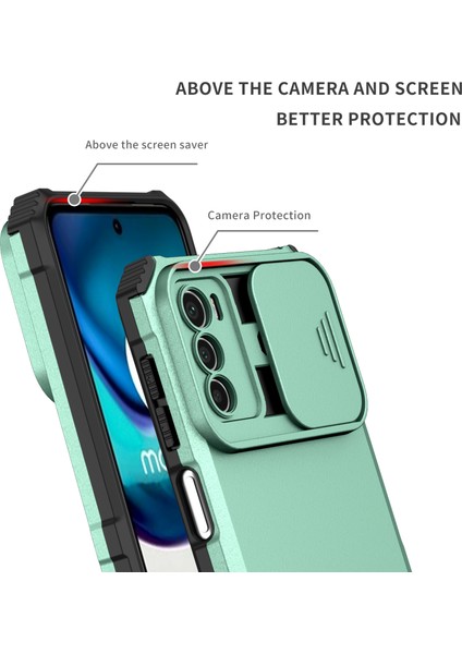 Motorola Moto G42 Kayar Kamera Kapaklı Sağlam Standı Telefon Kılıfı (Yurt Dışından) indirimleri