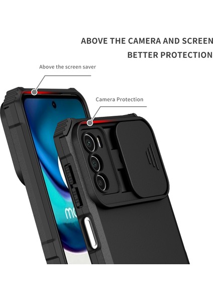 Motorola Moto G42 Kayar Kamera Kapaklı Sağlam Standı Telefon Kılıfı (Yurt Dışından) indirimleri