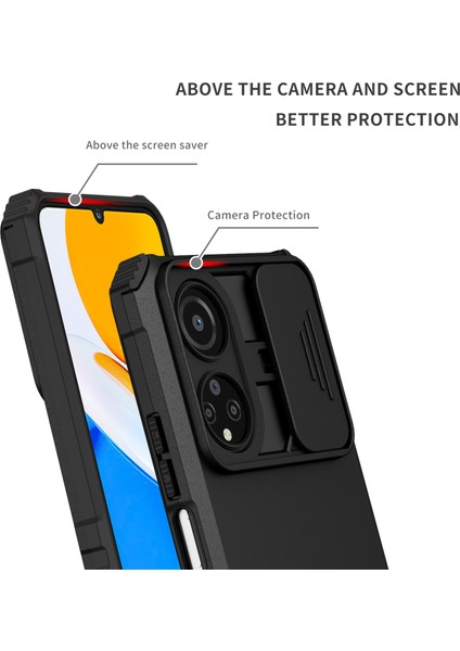 Honor X7 Kayar Kamera Kapaklı Sağlam Standı Telefon Kılıfı (Yurt Dışından) modelleri