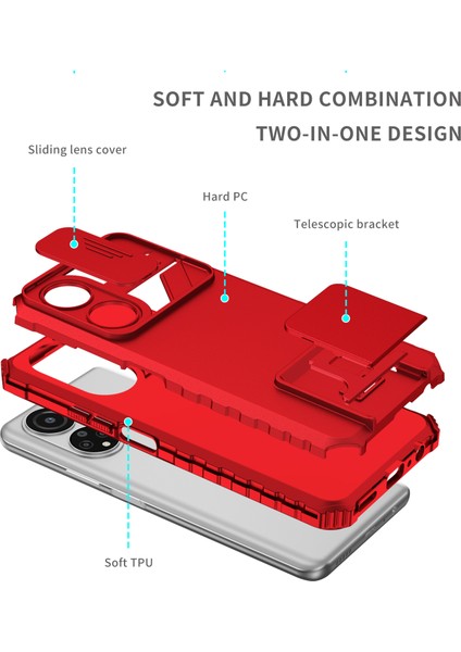 Honor X7 Kayar Kamera Kapaklı Sağlam Standı Telefon Kılıfı (Yurt Dışından) indirimleri