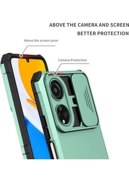 Honor X7 Kayar Kamera Kapaklı Sağlam Standı Telefon Kılıfı (Yurt Dışından) modelleri