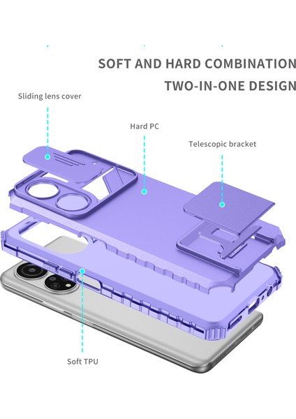 Honor X7 Kayar Kamera Kapaklı Sağlam Standı Telefon Kılıfı (Yurt Dışından) indirimleri