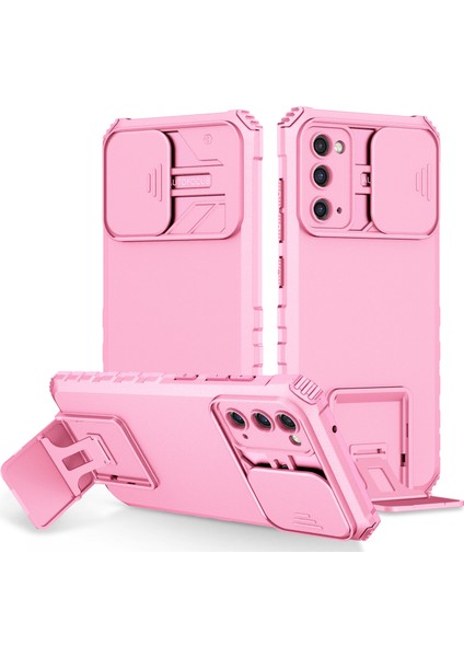 Samsung Galaxy S20 FE/S20 Fe 5G/S20 Fe 2022 Kayar Kamera Kapaklı Sağlam Standı Telefon Kılıfı (Yurt Dışından)