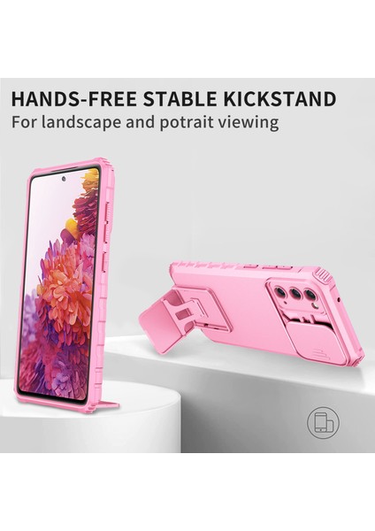 Samsung Galaxy S20 FE/S20 Fe 5G/S20 Fe 2022 Kayar Kamera Kapaklı Sağlam Standı Telefon Kılıfı (Yurt Dışından) fırsatları